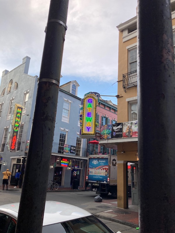 An intersection in New Orleans