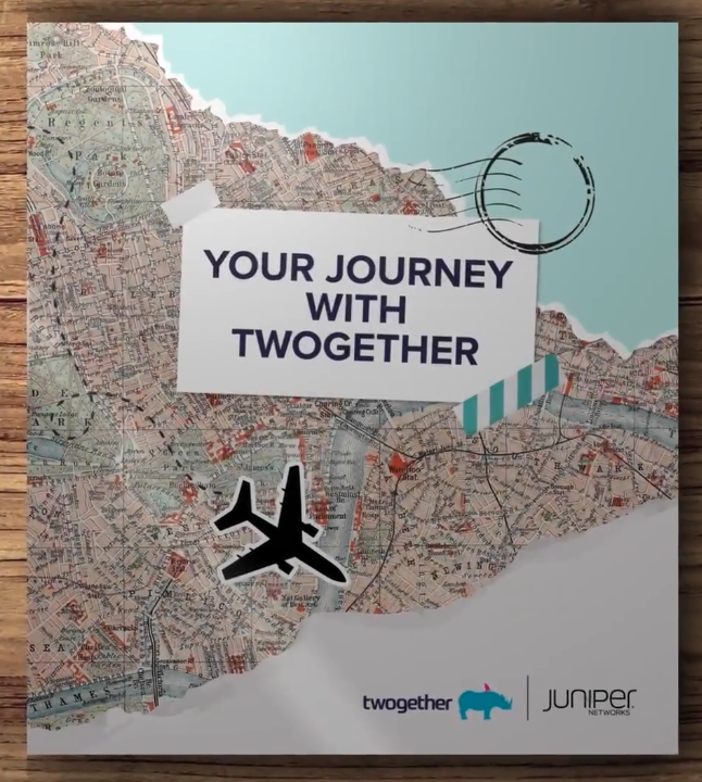 Opening frame of the Twogether 100 Projects video for Juniper