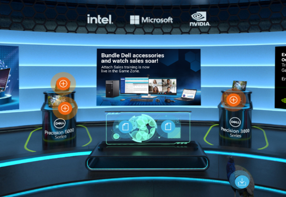 Your view into the immersive Gamehub portal experience.